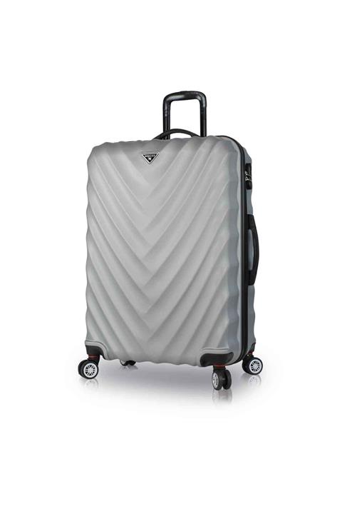 My Valice Unisex Lotus Abs Büyük Boy Valiz Gri