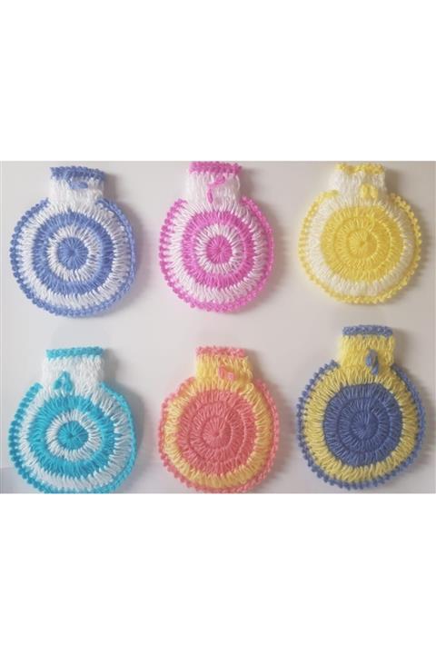 BANYODUNYAM 6'lı El Örgüsü Banyo Lifi