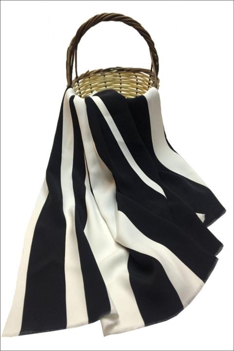 Yiğit Kumaş Maroken Krep Viskon Kumaş - Çizgili