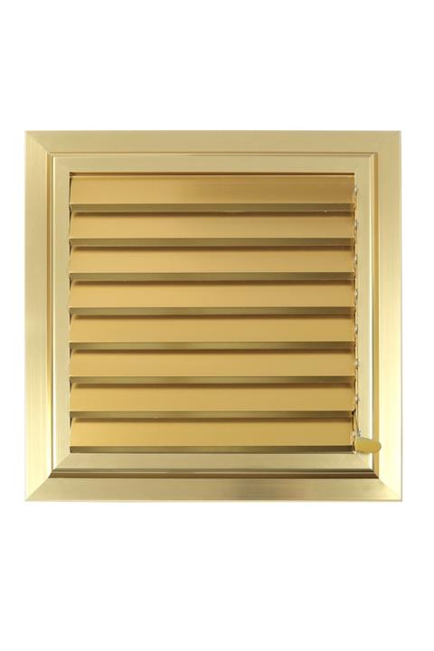 Altunöz 55x51cm Banyo-Wc Alüminyum Yüzeysel Altın Krom Menfez