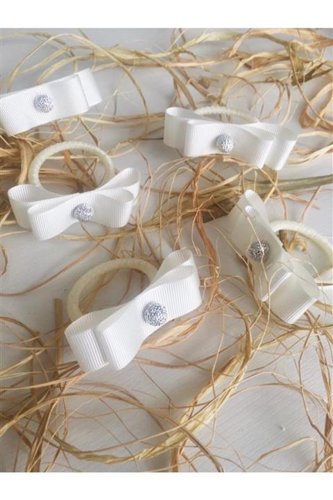 LİMOMİ Krem Taşlı 6'lı Peçete Halkası Yüzüğü