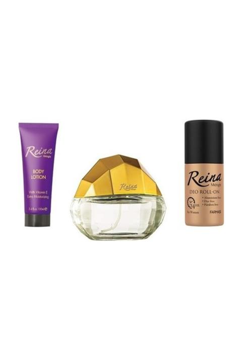 Farmasi Reina Kadın Parfümü Edp 65 Ml Ve Vücut Losyonu 100 Ml -roll-on 50 Ml
