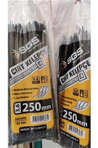 SGS Öztürk Kablo Kelepçesi Siyah 3,6*250 Mm Sgs 4608 (pkt /100 Adet)