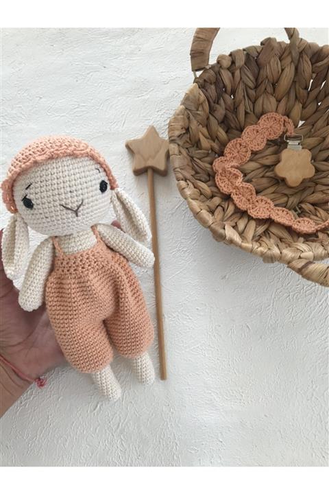 Ececraft Tulumlu Tavşan Oyuncak Seti(hediye Paketinde Gönderim)