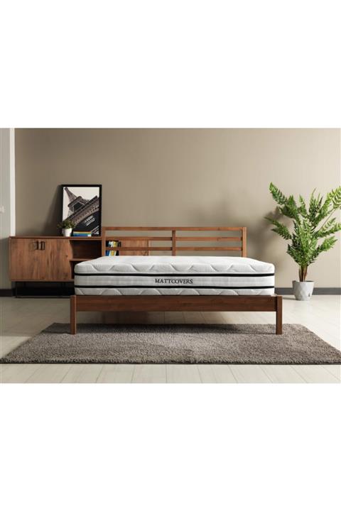 MATTCOVERS Style Spacer 3d Meshlı Hava Alabilen Torba Yaylı 22 cm Yatak