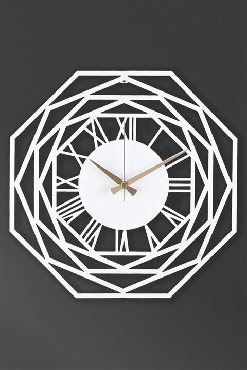 Muyika Design Muyika Repido Metal Beyaz Duvar Saati 50X50Cm