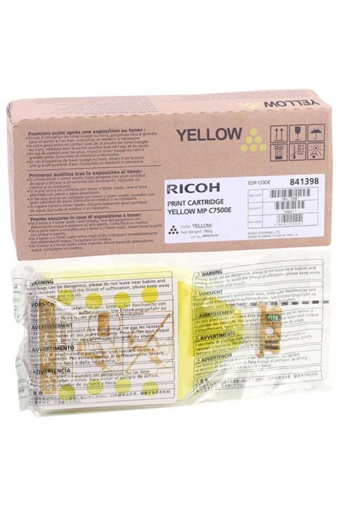 Ricoh Aficio Mp-c6000 Sarı Orjinal Fotokopi Toner