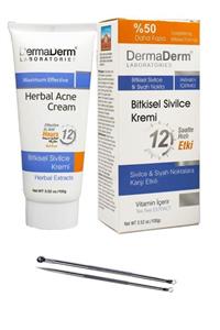 DermaDerm Bitkisel Sivilce Kremi + Nascita Akne Temizleme Seti