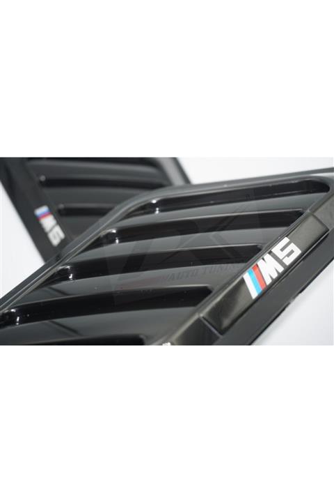 BMW M5 Logo Ön Kaput Glossy Black Air Flow Rüzgarlık
