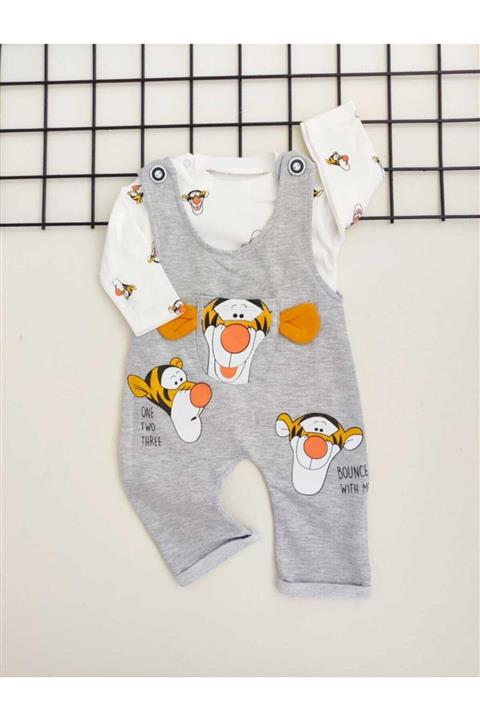 sm bebek Erkek Bebek Gri Slopet 2 Li Takım