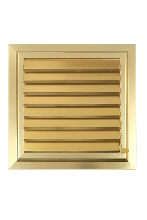 Altunöz 50x58cm Banyo-wc Alüminyum Yüzeysel Altın Krom Menfez
