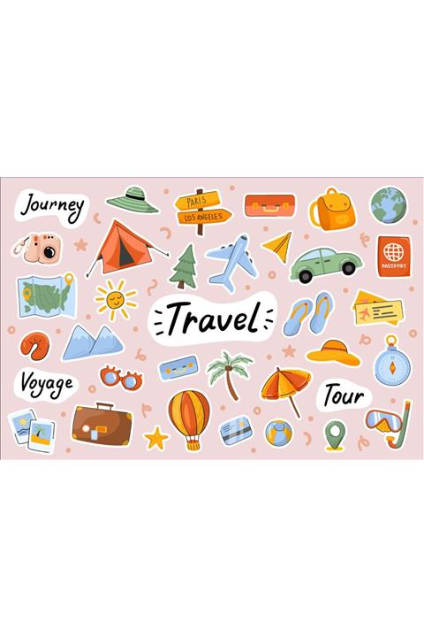 Ünsal Desing Laptop - Ajanda - Tablet - - Travel Sticker