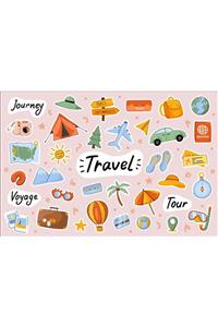 Ünsal Desing Laptop - Ajanda - Tablet - - Travel Sticker