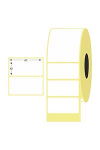 Voi Termal Barkod Etiket Sticker 40x60mm Tekli 1000ad