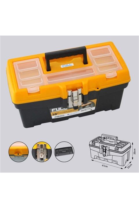 Full Metal Kilitli Takım Çantası El Aletleri Kutusu 16” Mk16