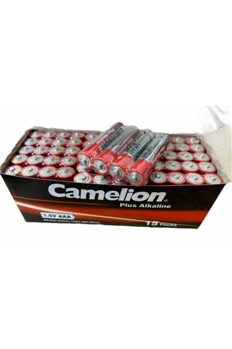 ATAELEKTRONİK Camelion 1,5 Volt Alkaline 1.5v Pil 1 Kutu 60lı Lr03n, 24a, K3a, R3