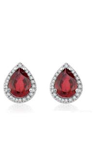Emel Pırlanta 3.10 Ct. Pırlanta Yakut Küpe