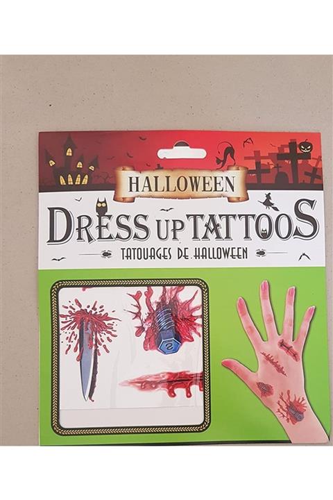 5DM Halloween Geçici Dövme Vidalı Model