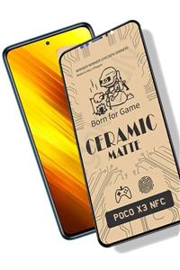 Cekuonline Xiaomi Poco X3 Nfc 9d Mat Tam Kaplayan Seramik Nano Glass Cam