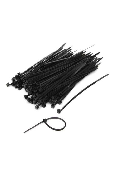 ZENİTH Plastik Cırt Kelepçe 3.6x200 Siyah 100 Adet