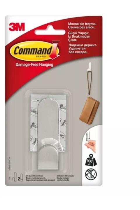 3M Marka: Mr12-ss Command Modern Metal Askı Tekli