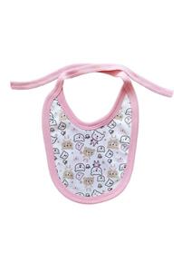 Seçkin Baby Unisex Bebek Renkli Baskılı Boyundan Bağlamalı Pamuklu Sıvı Geçirmez Mama Önlüğü