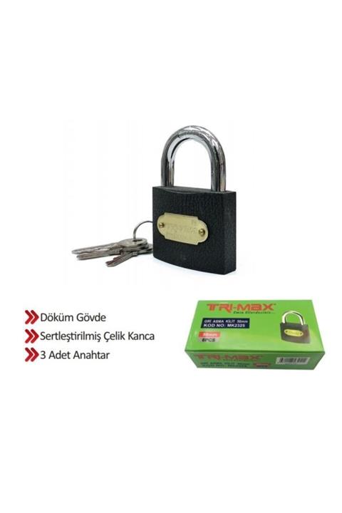 Baytec Gri Asma Kilit 25 Mm(trımax)