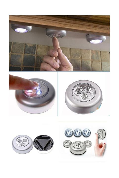 xolo Dokunmatik Pilli Led Spot Lamba 9 Adet Set