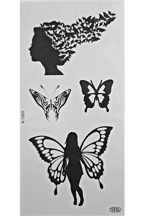 TATTOO TEMPORARY Queentrend Kelebek Insan Geçici Dövme