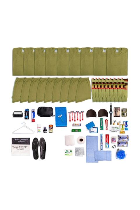 Asker Kolisi Erkek 9'lu Her Şey Dahil Asker Seti