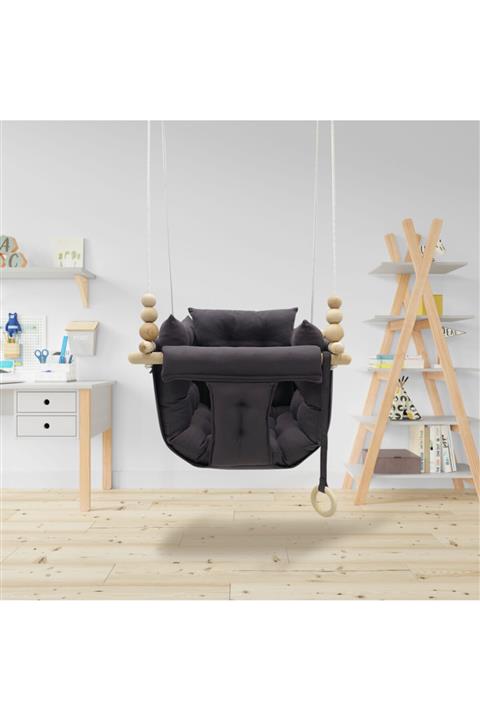 Özlem eylem Kurt astariaart Antrasit Puffy Swing Salıncak