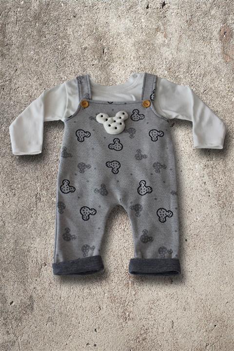 MİNİ HAPPY Mickey Mouse Salopet Takım