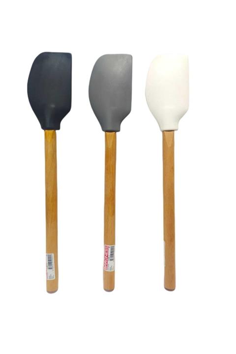 Baroness Yanmaz Yapışmaz Slikon Spatula Seti 3 ' Lü Takım