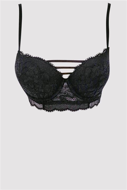 Pierre Cardin Kadın Siyah 4751 Double Push Up Tek Sütyen