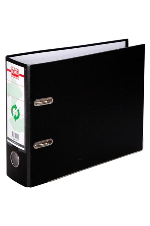 MANU Siyah 2037 Plastik Klasör Telgraf 20372095