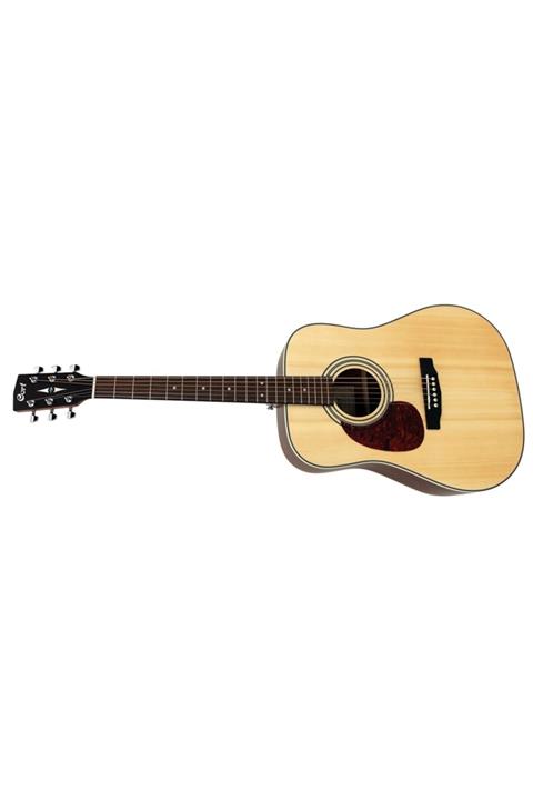 CORT Earth70lhop Akustik Gitar Solak, Open Pore, Masif Ladin