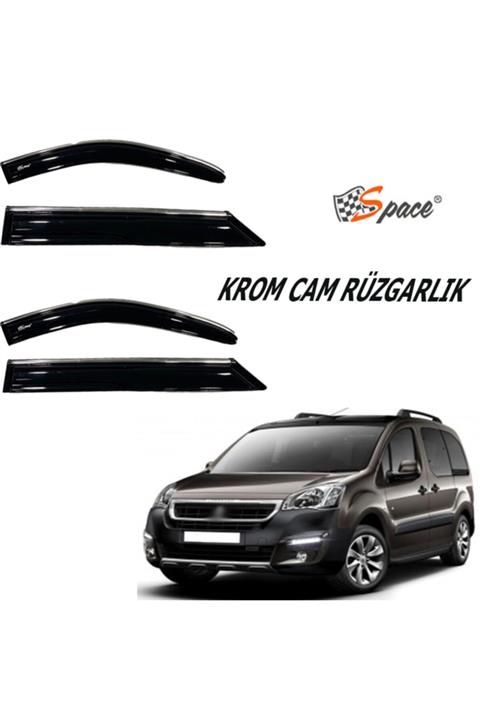 Angel Of Life Krom Cam Rüzgarlığı 1.2mm Peugeot Için Partner Tepe 2010-2015 2'li / Caru462