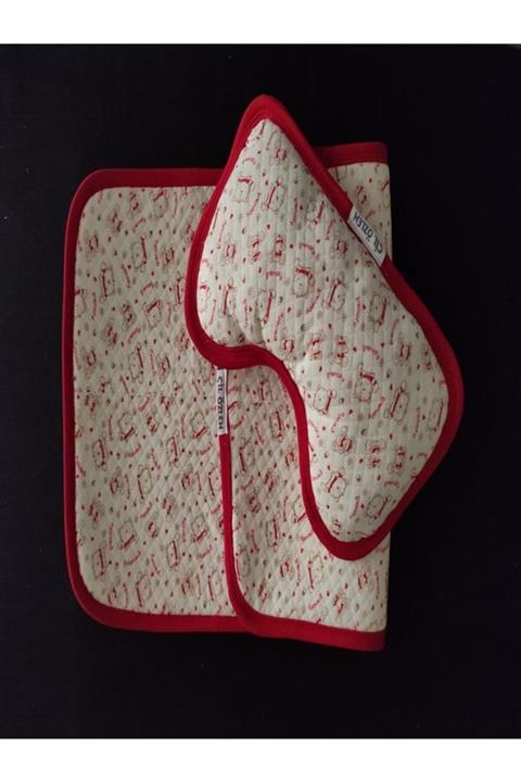 ALİSYUM Bebek Alt Açma Minderi Yastıklı Set