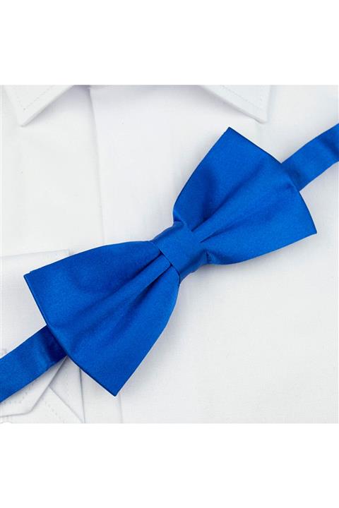 Gaffy Saks Mavi Saten Papyon