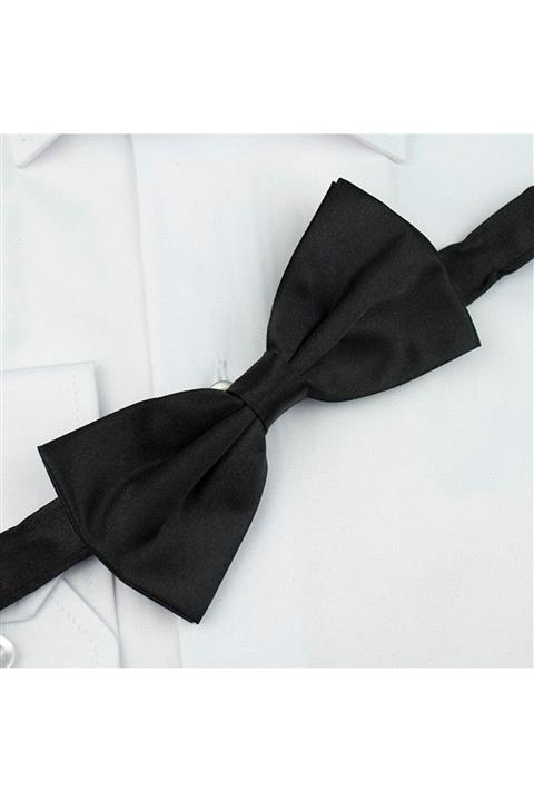 Gaffy Siyah Saten Papyon