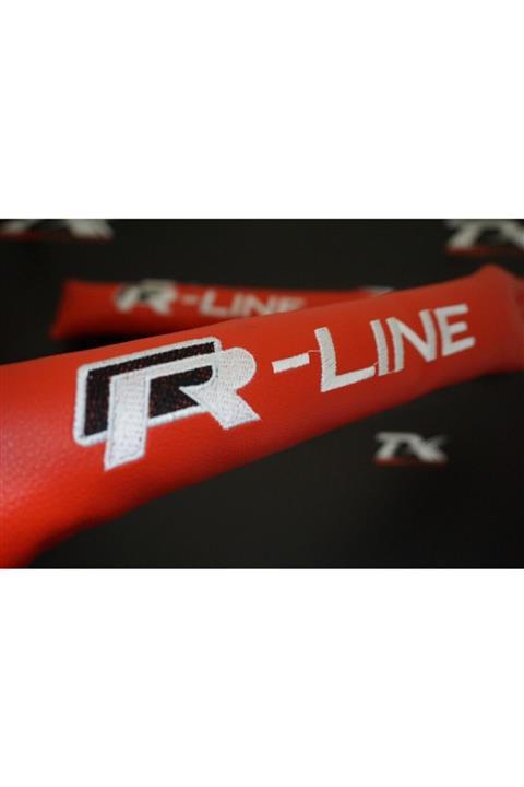 Volkswagen R Line Logo Kırmızı Koltuk Arası Fitili 2 Li Set 2020 Style