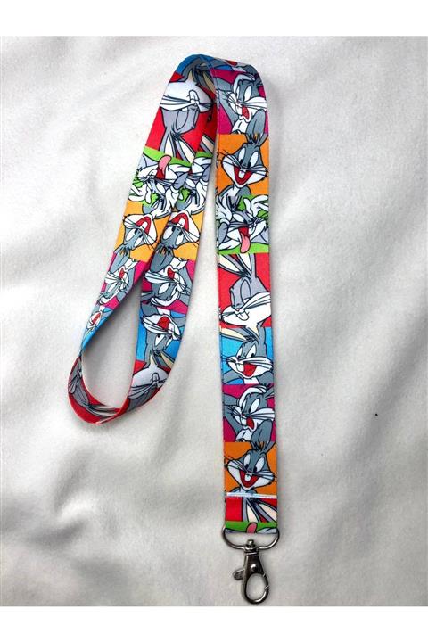 Hediyebum Bugs Bunny Neşeli Halleri Boyun Askısı