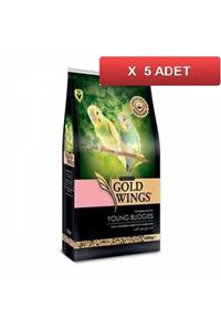 Gold Wings Premium Yavru Muhabbet Kuşu Yemi 1 Kg (5 Paket)