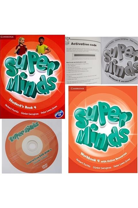 Cambridge University Press Super Minds 4 Student's Book With Dvd-rom & Workbook With Online Resources