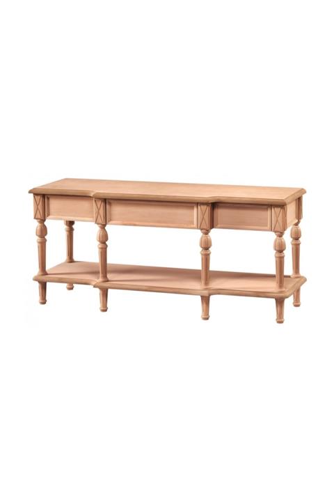 Masif Art Masifart Pote Loft Tv Sehpası Tv Ünitesi Cilasız Ham Ahşap 3528