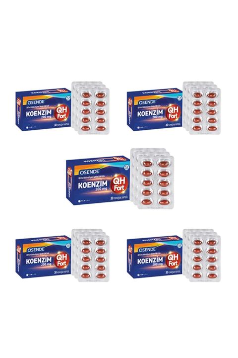 Tab İlaç Osende Koenzim Qh Fort 30 Kapsül X5 Adet