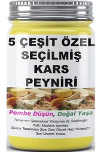 SPANA 5 Çeşit Özel Seçilmiş Kars Peynirirx5adet Ev Yapımı Katkısız 330gr