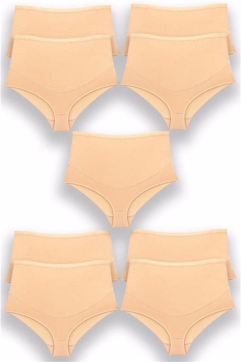 BSM 12'li Kadın Ten Modal Geniş Rahat Kilot Hamile Külodu