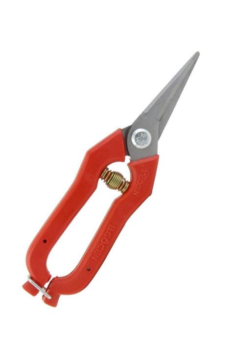 ZUBİZUBİ Göcen Narenciye Üzüm Bağ Budama Makası Sivri Uçlu 19 cm Yeni