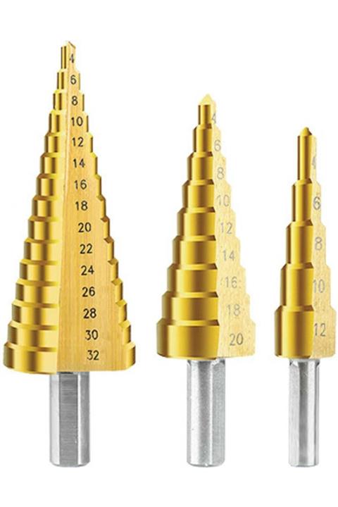 Meşem Mesem Kademeli Matkap Ucu Seti 4-12 / 4-20 / 4-32
